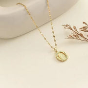 Colorful Zircon Virgin Mary Star Necklace for Women – Hollow Sky Design